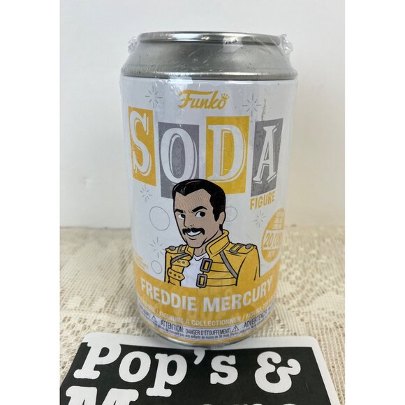 Funko Soda! Freddie Mercury Figure Limited Edition Sealed W/Defected Can - Picture 1 of 8